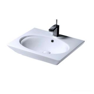 Barclay Products Aristocrat 18 1/2 in. Above Counter Sink Basin in White IV3032