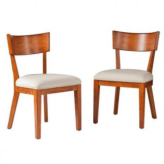 Grimsby Dining Chairs Pair   Pecan Brown   7303521