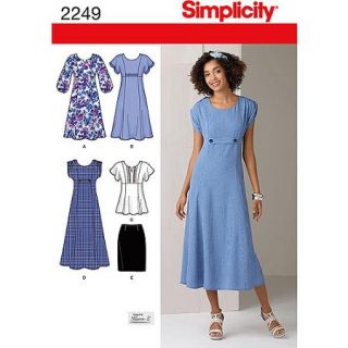 Simplicity Pattern Misses' Dresses, (10, 12, 14, 16, 18)