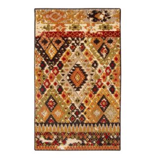 Regence Home Woven New Zealand Wool Red Tribal Council Area Rug (5 x