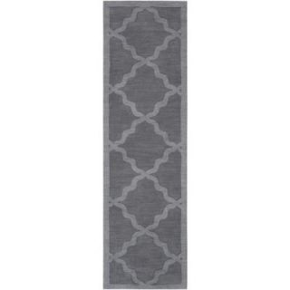 Artistic Weavers Central Park Abbey Charcoal 2 ft. 3 in. x 12 ft. Indoor Rug Runner AWHP4023 2312