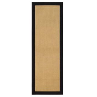 Home Decorators Collection Cove Black Border 2 ft. 6 in. x 14 ft. Rug Runner 5248155210