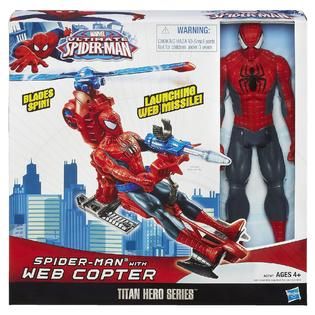 Marvel  Ultimate Spider Man Titan Hero Series Spider Man Figure with