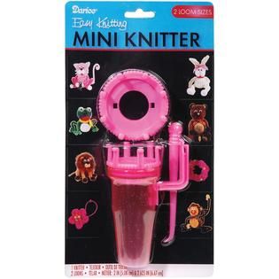 Easy Knitting Mini Knitter W/Two Looms Assorted Colors  Purple/Pink