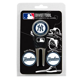 Team Golf New York Yankees Divot Tool Pack with Signature Tool