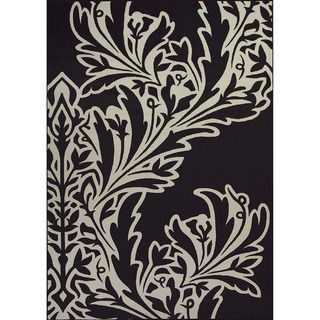 Allestra Flamenco Black Rug (7 x 10)