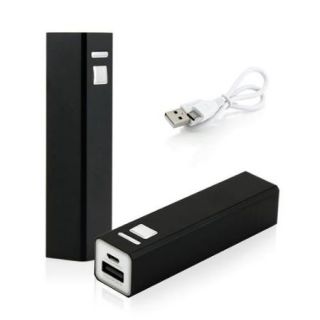 2600mAh Portable Mobile USB Power Bank External Battery Charger for Cell Phone backup   Black