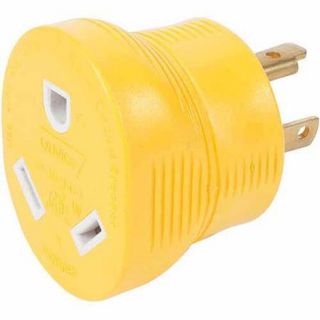 Camco RV 30 Amp Generator Adapter, Yellow