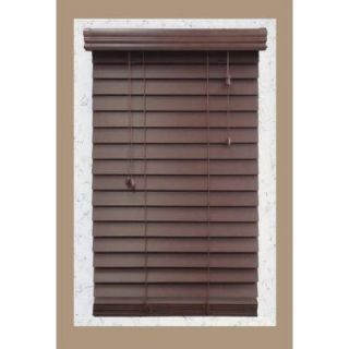Home Decorators Collection Cut to Width Brexley 2 1/2 in. Premium Wood Blind   37.5 in. W x 64 in. L (Actual Size 37 in. W x 64 in. L ) 24043