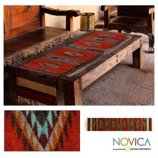 Wool Fiery Sky Zapotec Table Runner (Mexico)   13192767  