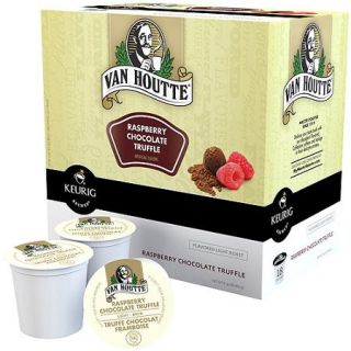 Van Houtte Raspberry Chocolate Truffle Coffee K Cups, 18 count