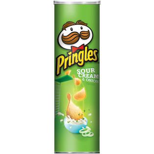 Pringles Sour Cream & Onion Potato Crisps   Food & Grocery   Snacks