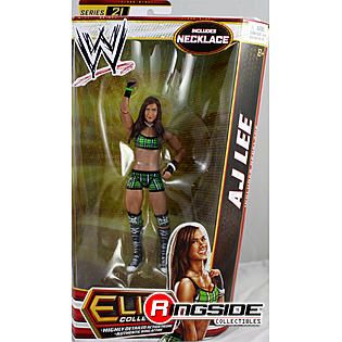 WWE AJ Lee   WWE Elite 21 Toy Wrestling Action Figure   Toys & Games