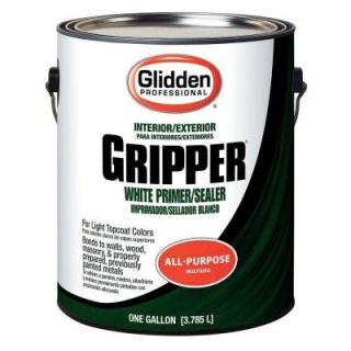 Glidden Professional 1 gal. Gripper White Primer Sealer GPG 0000 01