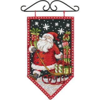 Debbie Mumm Winter Banner Counted Cross Stitch Kit 5X8 14 Count