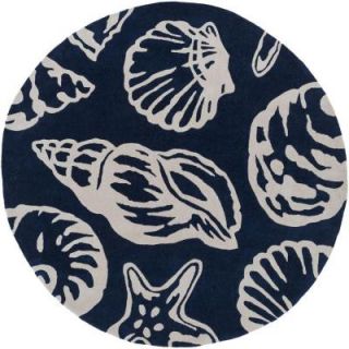 Artistic Weavers Hemsby Cobalt 8 ft. x 8 ft. Round Indoor Area Rug S00151010505