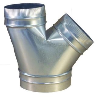 Speedi Products 14 in. x 12 in. x 12 in. Wye Branch HVAC Duct Fitting SM WYE 141212