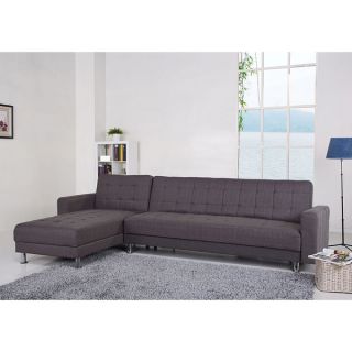 Frankfort Gray Convertible Sectional Sofa Bed   16936094  