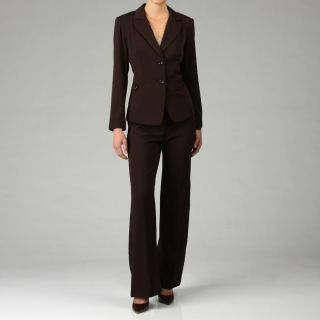 First Lady Womens Brown 2 piece Pant Suit   12915055  