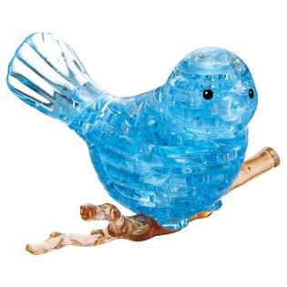 Bepuzzled 3D Crystal Puzzle   Blue Bird 47 Pcs   Toys & Games