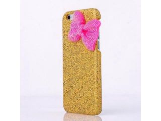 For Samsung Galaxy S4 I9500 Glitter Bling Sparkle 3D Bow Knot Hard Plastic Snap On Case Shell Cover For Galaxy S4 Drop Shipping