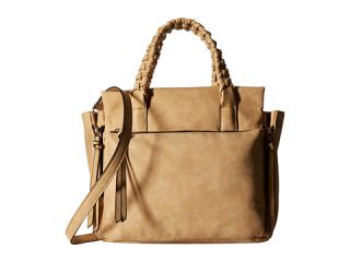 Gabriella Rocha Becca Braided Satchel Tan