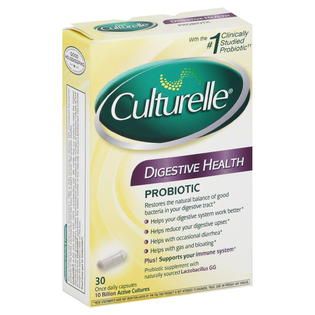 Culturelle Probiotic, Digestive Health, Capsules, 30 capsules   Health