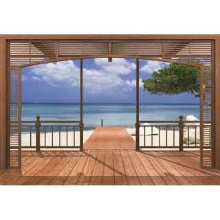 Brewster Home Fashions 8 101 Komar El Paradiso 8 Panel Photomural