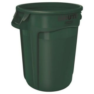Rubbermaid Commercial Products BRUTE 44 Gal. Dark Green Round Trash Can 1779741