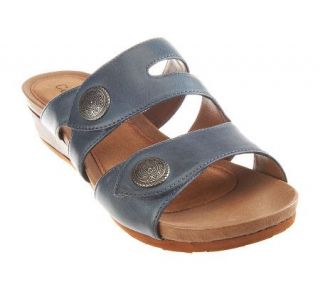 Cobb Hill by New Balance Heidi Leather Double Strap Sandals —