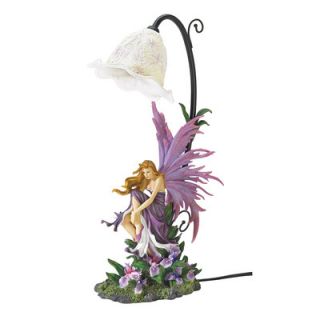 Zingz & Thingz Blossom Fairy 17.375 H Table Lamp with Bell Shade