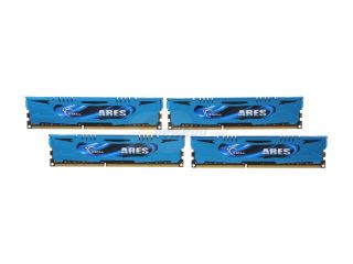 G.SKILL Ares Series 16GB (4 x 4GB) 240 Pin DDR3 SDRAM DDR3 1600 (PC3 12800) Desktop Memory Model F3 1600C9Q 16GAB
