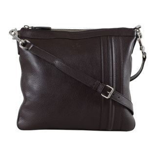 Gucci Medium Brown Leather Messenger Bag