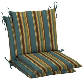 Arden Lakeside Stripe Mid Back Outdoor Chair Cushion (2 Pack) JA27552X D9D2
