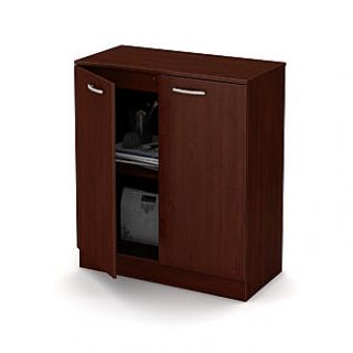 South Shore Axess 2 Door Storage Cabinet, Royal Cherry   Home