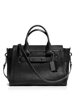 COACH Swagger Carryall in Nubuck Pebble Leather
