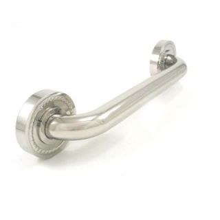 WingIts Platinum Designer Series 16 in. x 1.25 in. Grab Bar Rope in Polished Stainless Steel (19 in. Overall Length) WPGB5PS16ROP