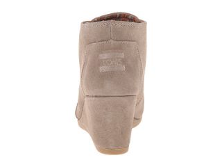 TOMS Desert Wedge Taupe Suede