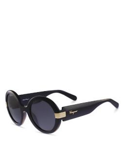 Salvatore Ferragamo Oversized Round Sunglasses