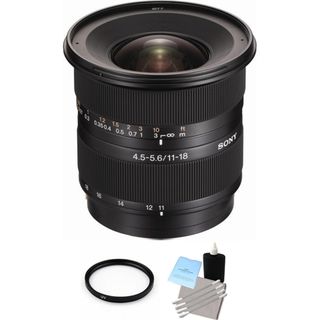 Sony 11 18mm f/4.5 5.6 DT Wide Angle Zoom Lens Bundle