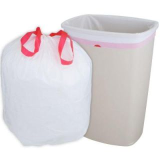 Husky 13 Gal. Drawstring Kitchen Trash Bags (300 Count) HKYO13DS300W