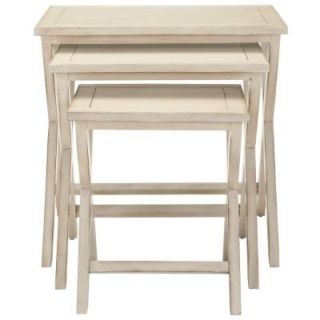 Safavieh Maryann Tray Table in White Washed AMH6573A