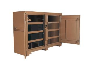 Jobsite Storage Cabinet, Tan ,Knaack, 129