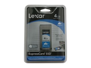 Lexar 4GB ExpressCard External Solid State Drive (SSD) EX4GB 431