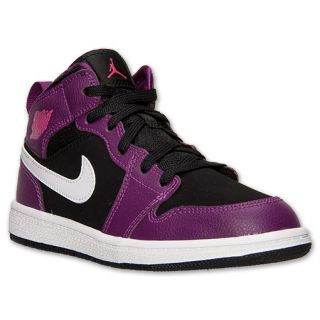 Girls Preschool Air Jordan 1 Mid Basketball Shoes   640737 028