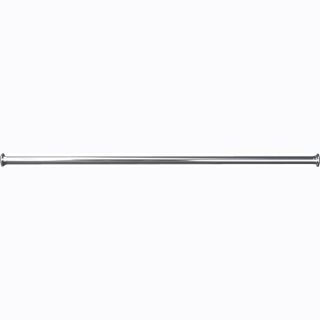 Barclay 84 in Polished Nickel Single Straight Fixed Shower Rod