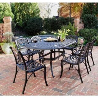 Home Styles Biscayne Black 7 Piece Patio Dining Set 5554 338