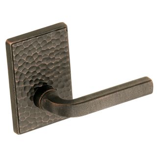 BALDWIN 5190 Distressed Venetian Bronze Push Button Lock Residential Privacy Door Lever