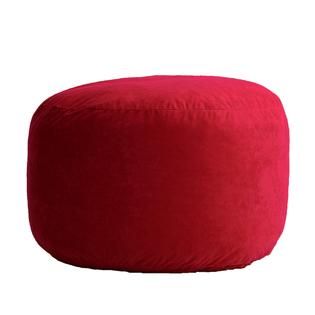Comfort Research  3.5 Fuf Bean Bag Chair in Sierra Red Comfort Suede