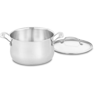 Cuisinart 5 Quart Stainless Steel Dutch Oven with Lid